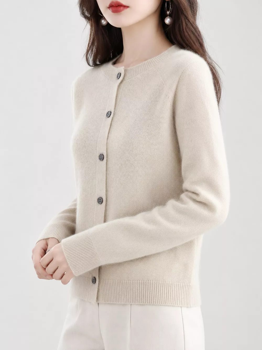 Button-Down Long Sleeve Cardigan, image 9