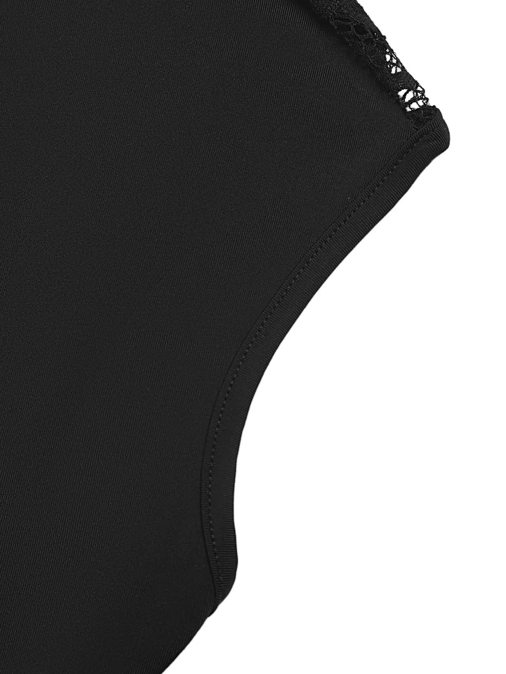 Lace Detail Cap-Sleeve T-Shirt, image 7
