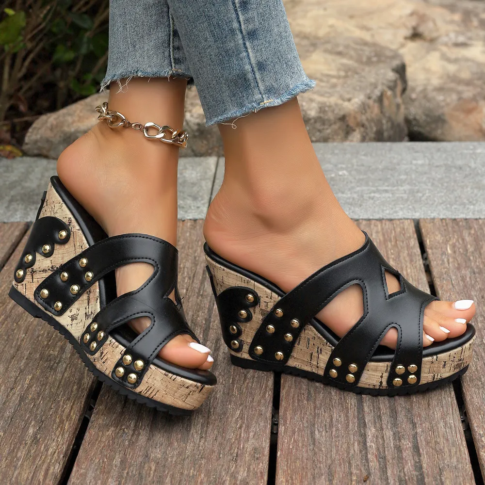 Open Toe Wedge Sandals, image 11