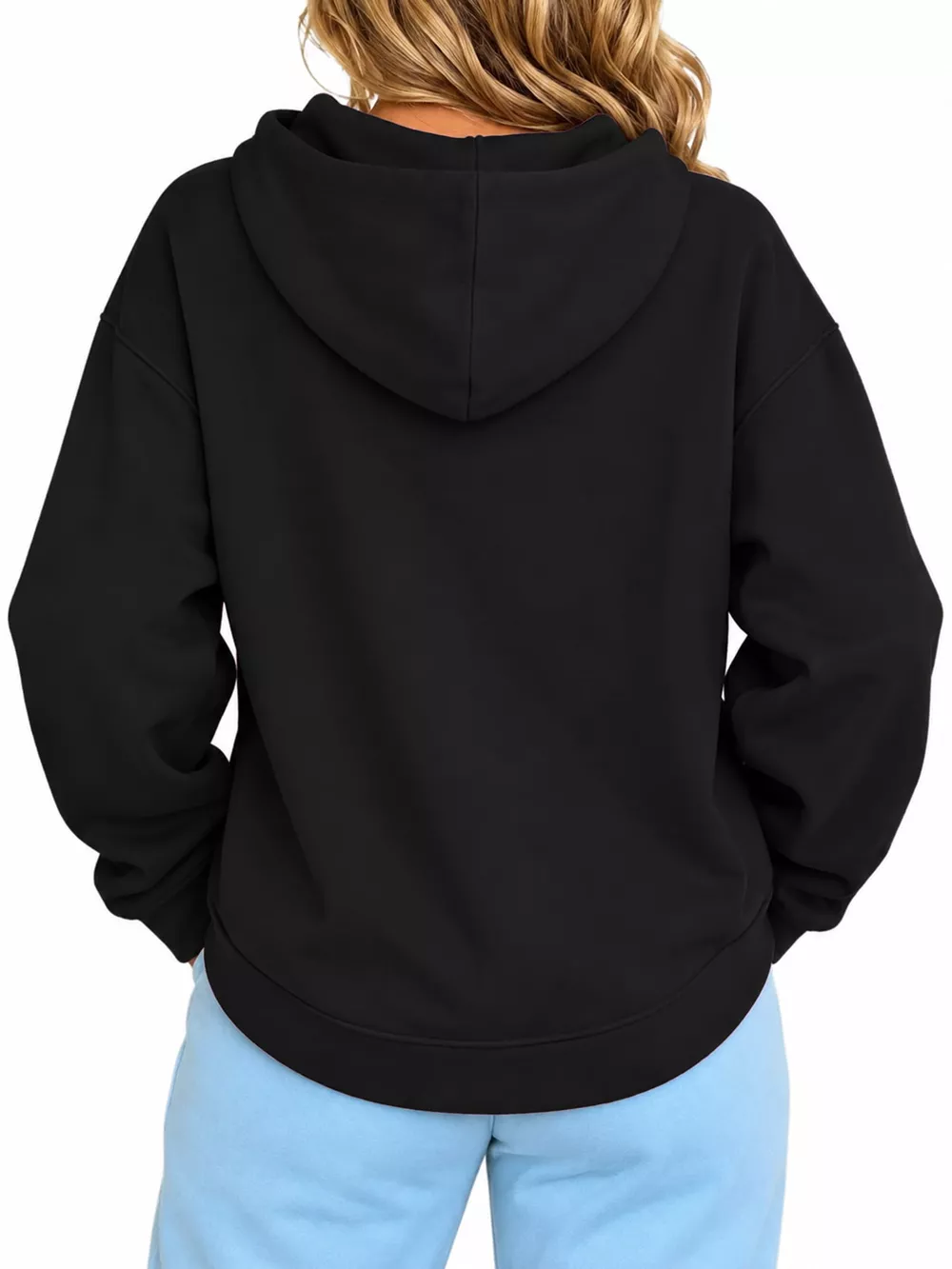 Full Size Cat Pouch Drawstring Hoodie Plus Size, image 4