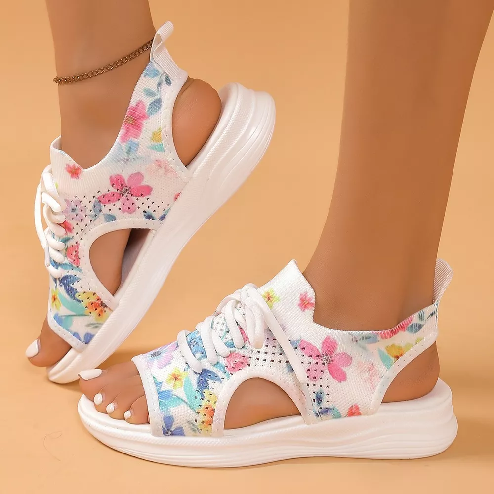 Tie-Dye Breathable Mesh Sandals, image 3