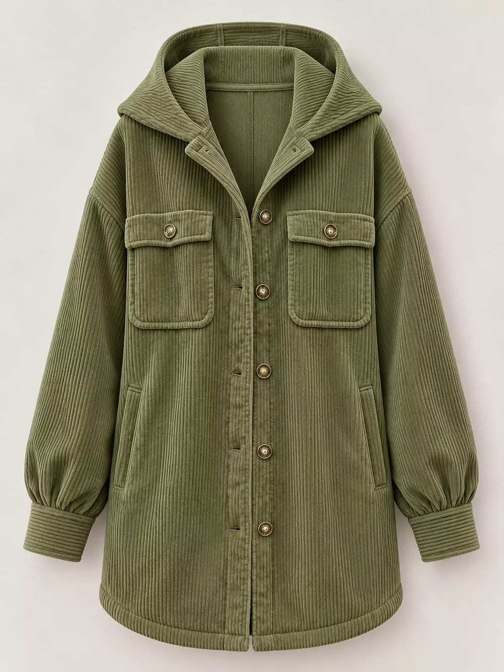 Corduroy Button-Down Outerwear, image 15