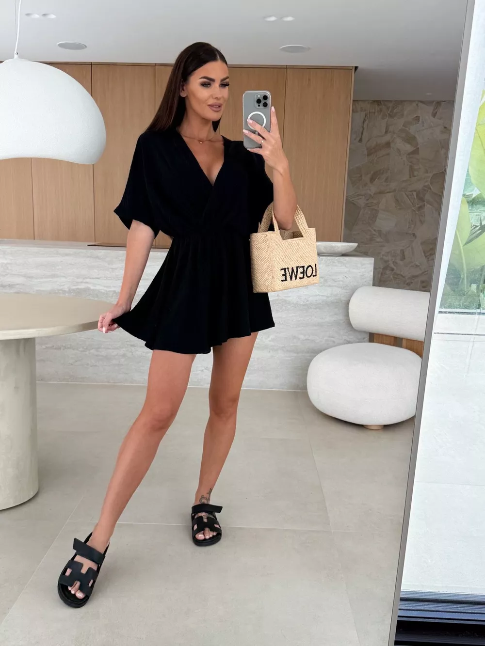 Surplice Short Sleeve Romper, image 6