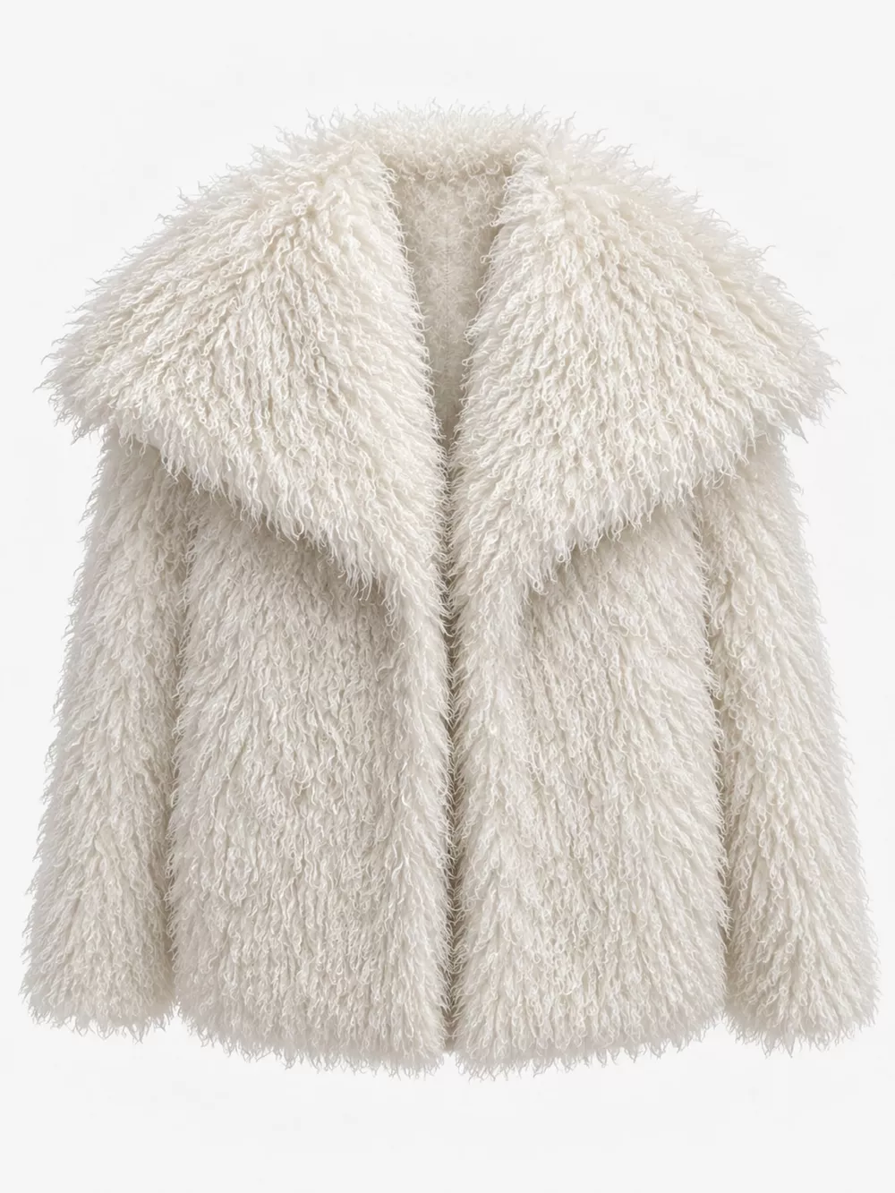 Fox Fur Collar Winter Outerwear, image 80