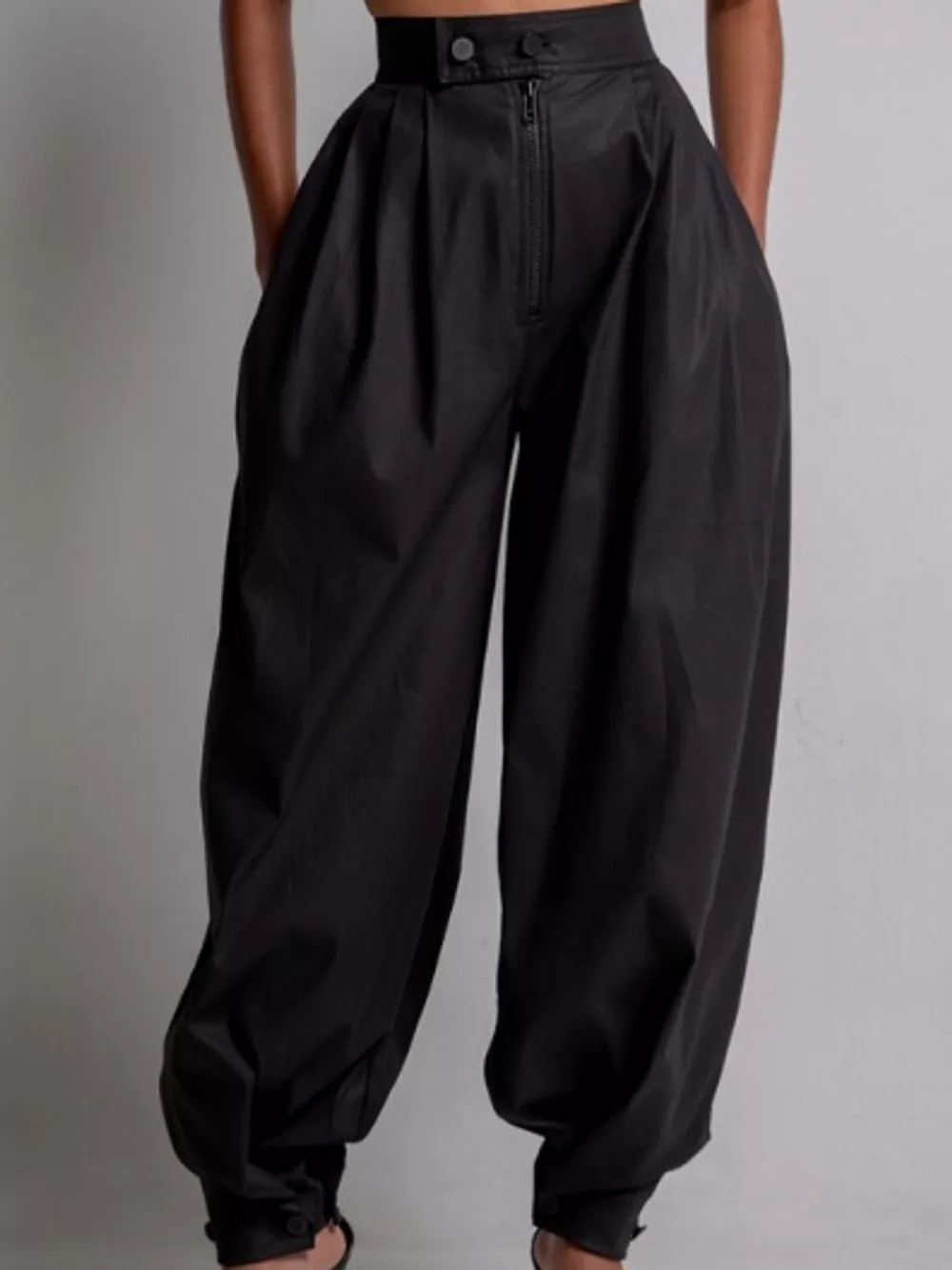 Full Size High-Waisted Balloon Leg Jeans Plus Size, image 6