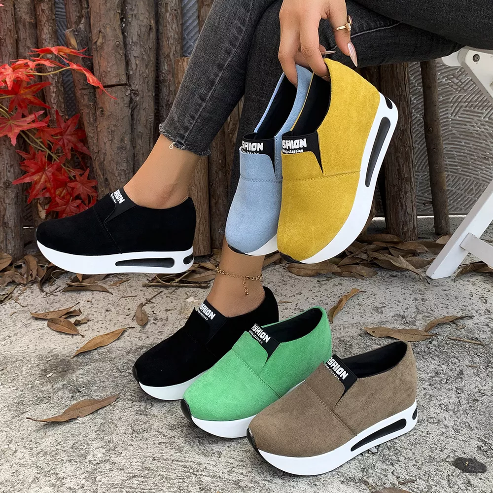 Round Toe Platform Slip-Ons, image 10
