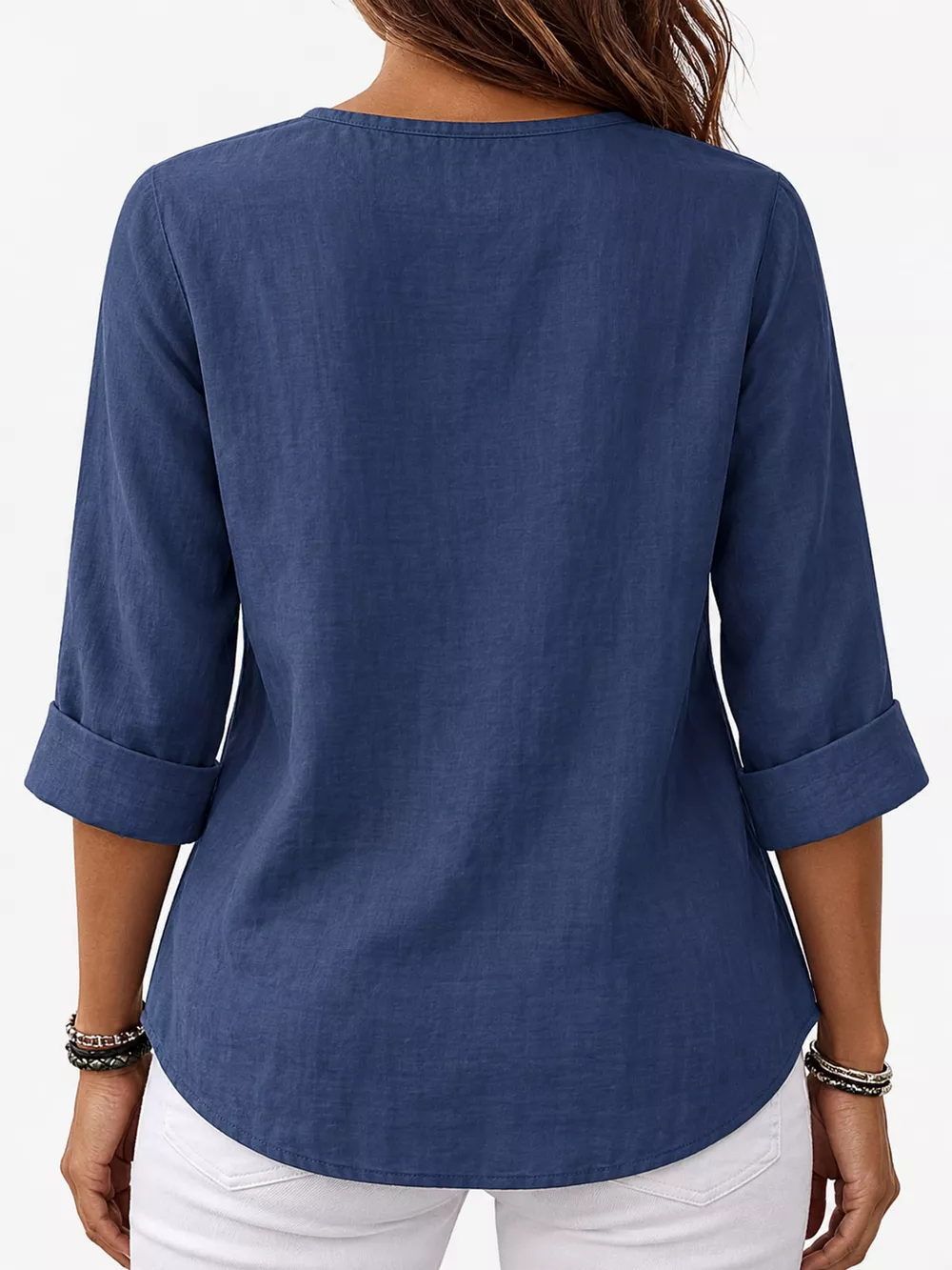 Notched Button Down Shirt, image 16