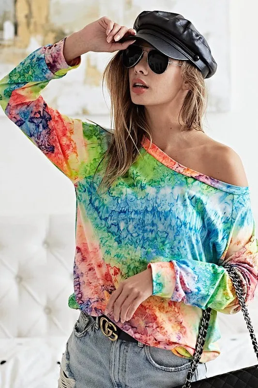 Tie Dye Soft Knit Jersey T-Shirt, image 15