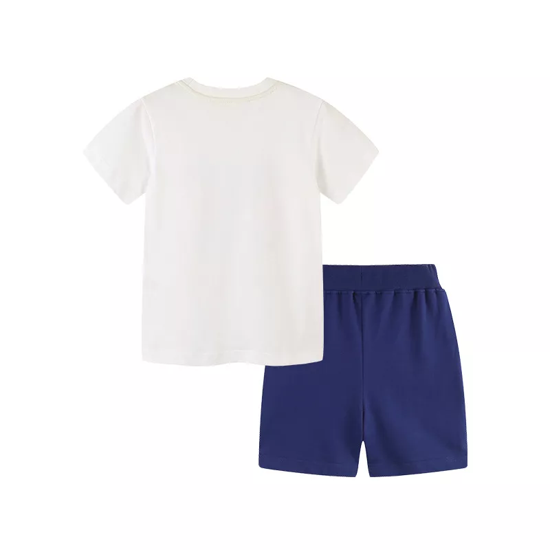 Children's Vehicle Print T-Shirt and Shorts Set, image 4