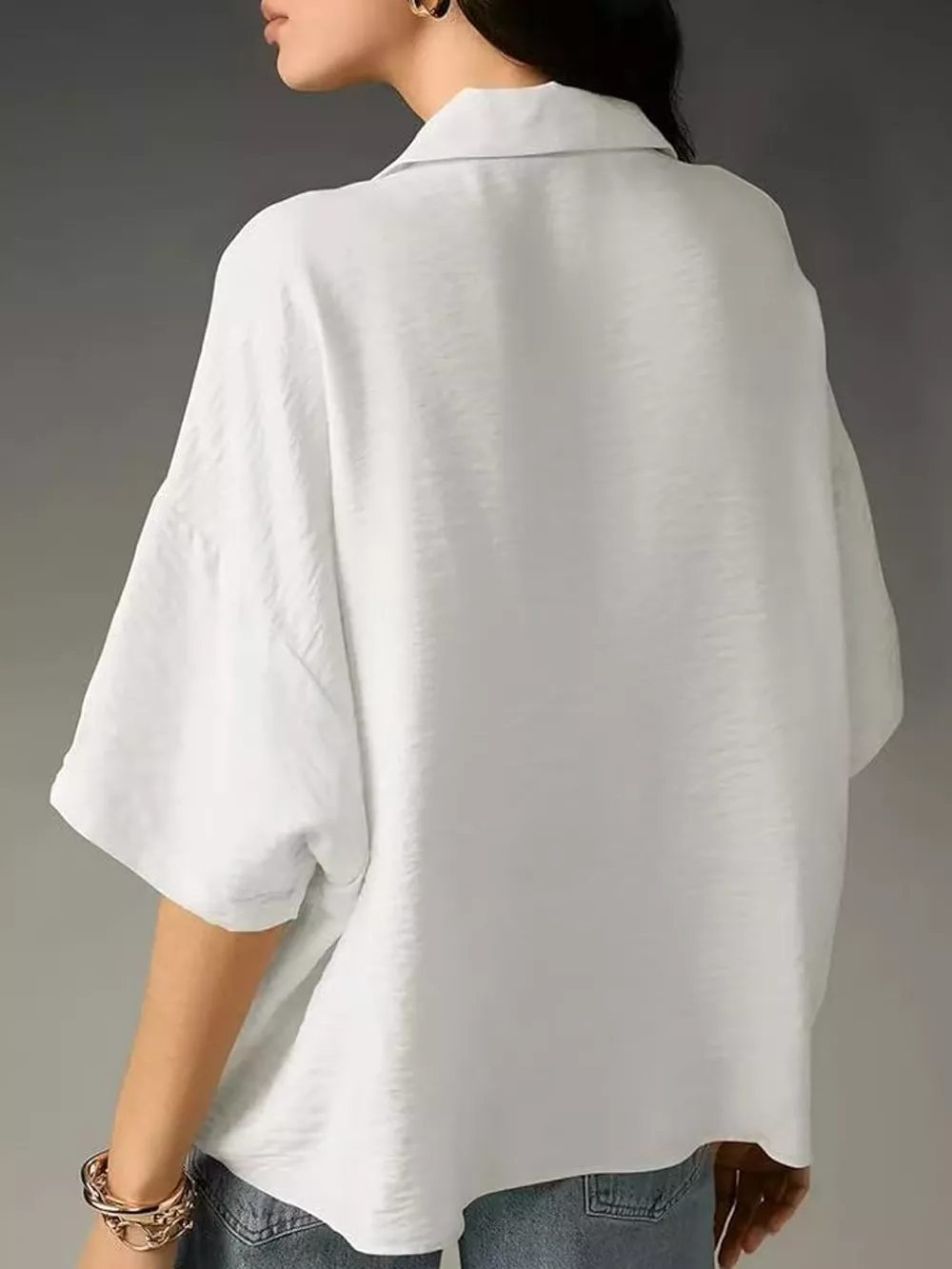 Half Sleeve Oversized Blouse, image 4