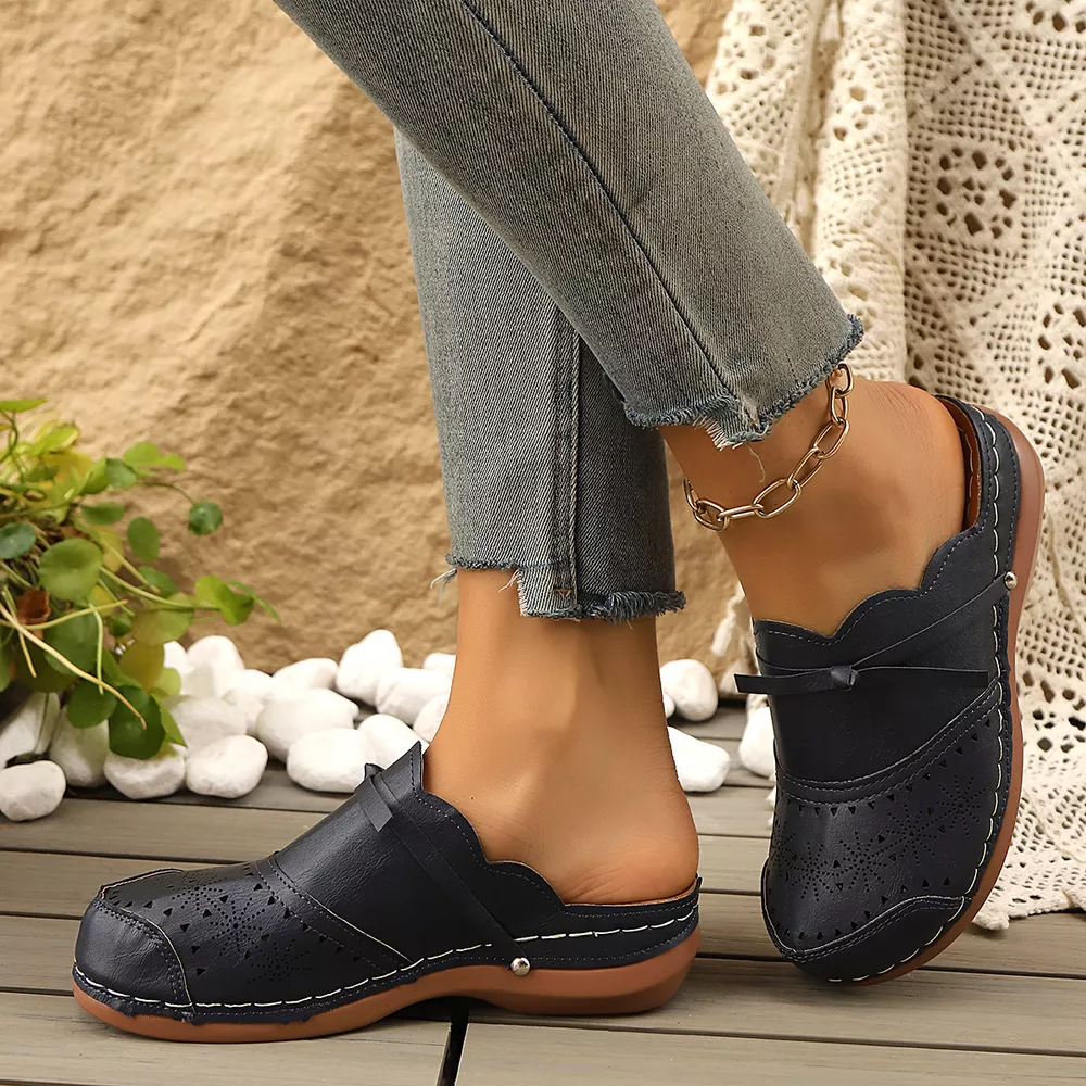 Round Toe Wedge Sandals, image 10