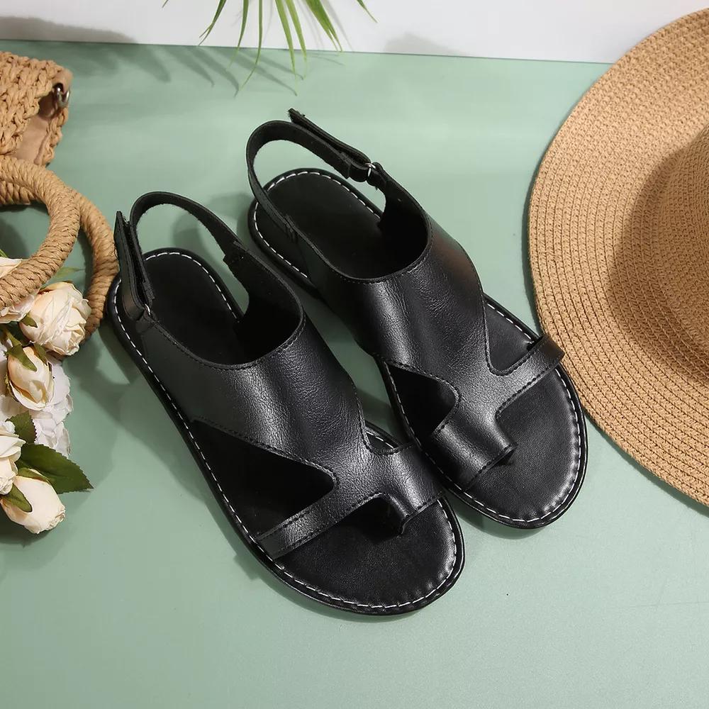 Toe Loop Ankle Strap Sandals, image 4