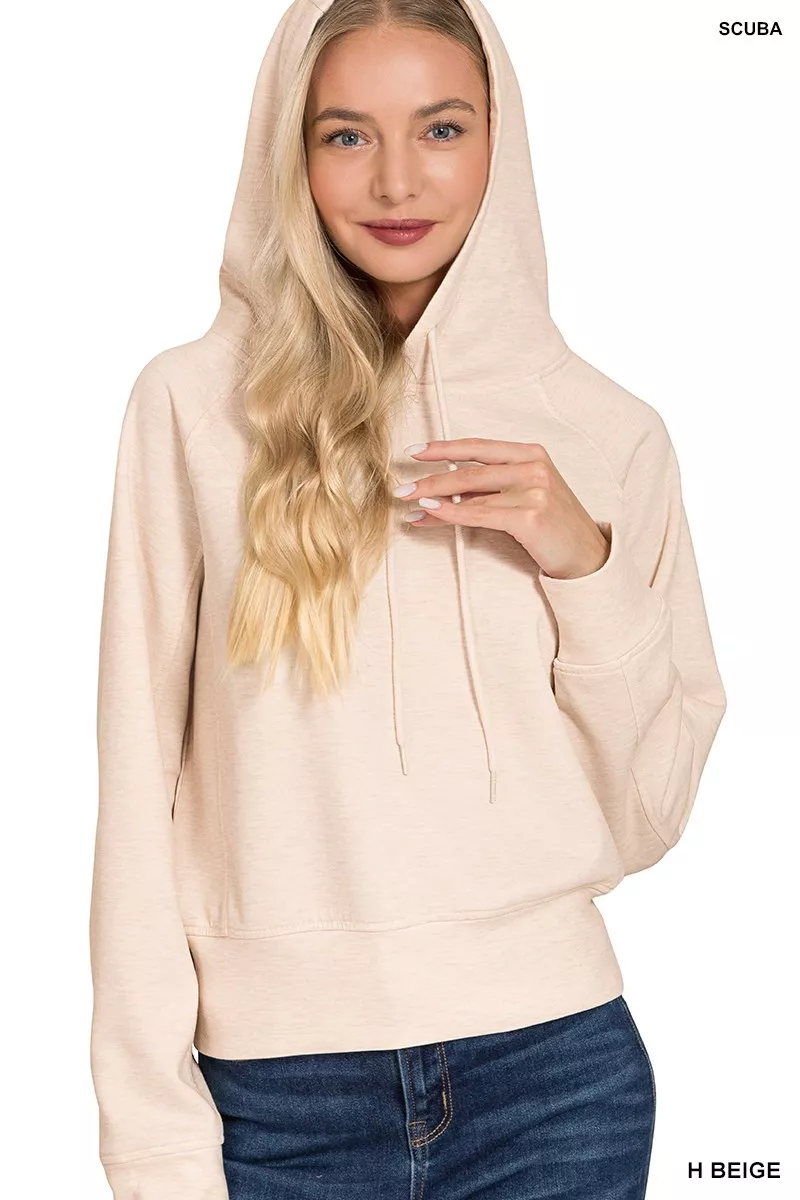 Drawstring Scuba Hoodie, image 3