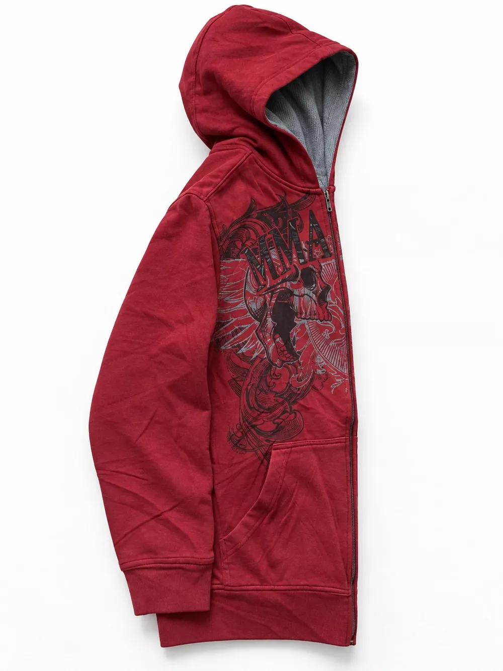Halloween Gothic Graphic Zip-Up Hoodie, image 10