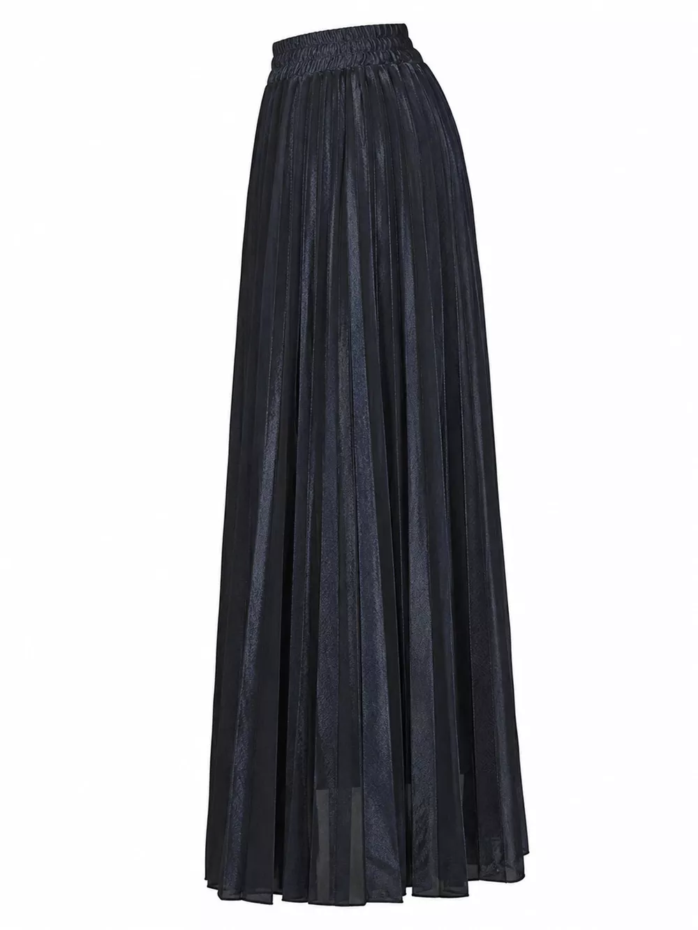 High-Waisted Pleated Maxi Skirt, image 22