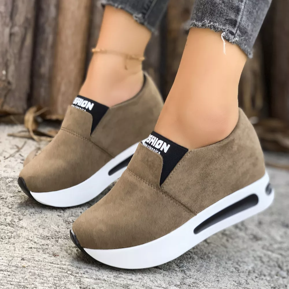 Round Toe Platform Slip-Ons, image 11