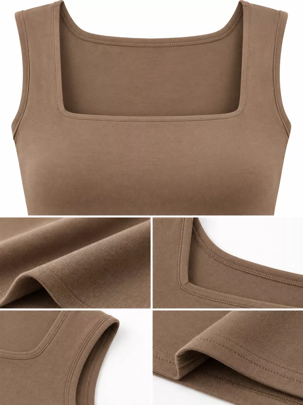 Square Neck Slim-Fit Tank, image 22