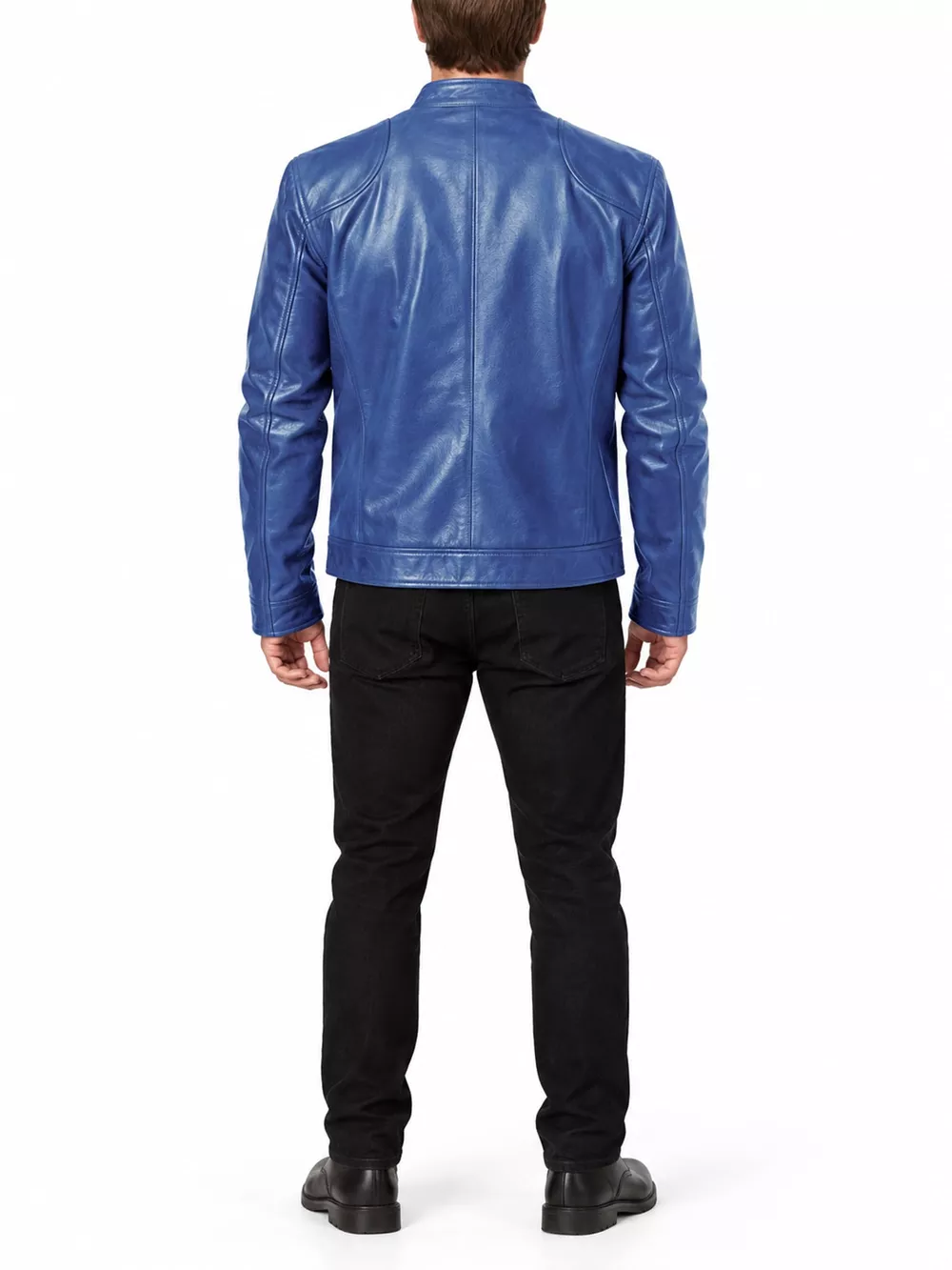 Men's Full Size Faux Leather Zip Up Jacket Plus Size, image 73
