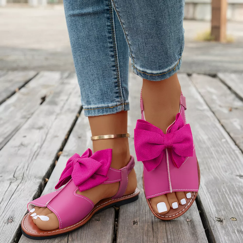 Open Toe Bow Sandals, image 6