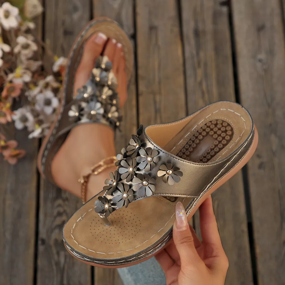 Toe Post Flats Sandals, image 11