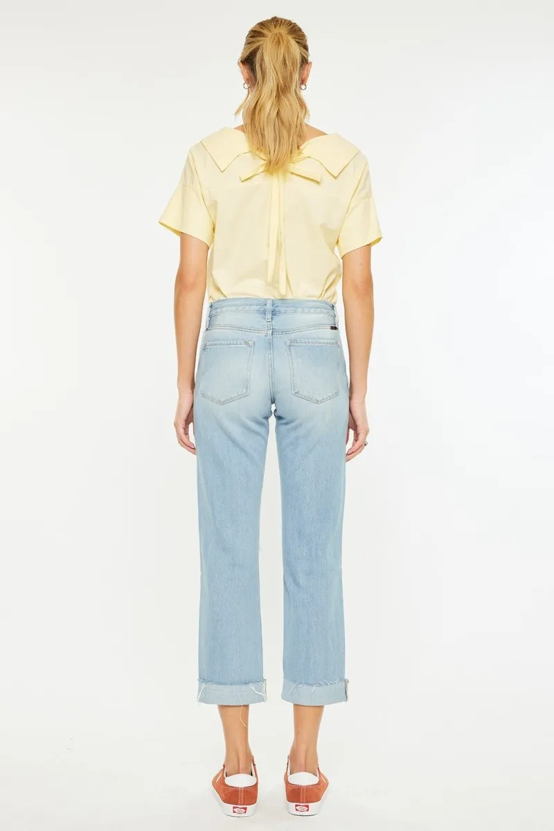 Mid Rise Distressed Boyfriend Jeans, image 6