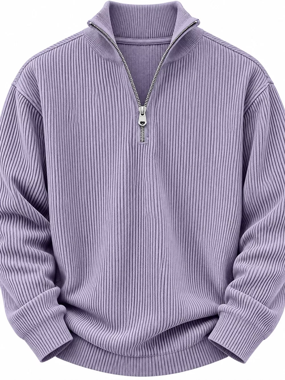 Men's Full Size Quarter-Zip Long Sleeve Sweatshirt Plus Size, image 36