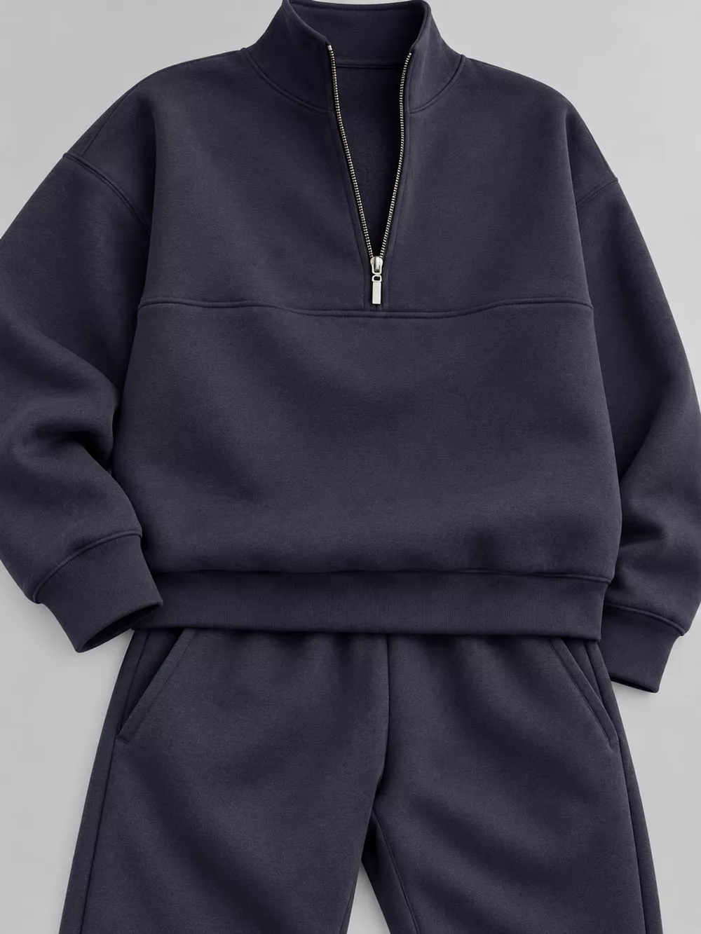 Half-Zip Sweatshirt and Joggers Set, image 19