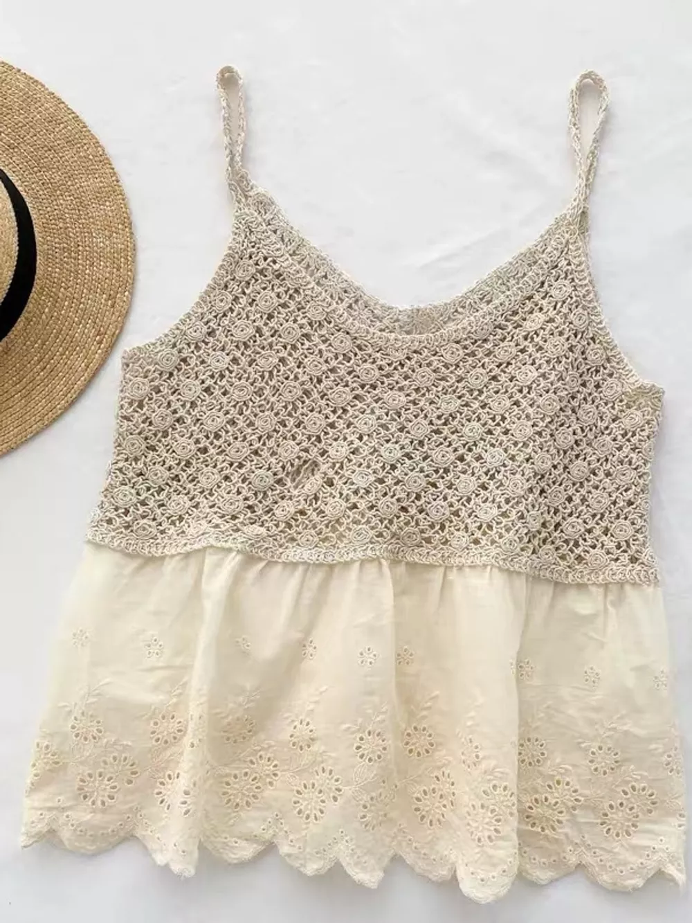 Crochet Lace Cami, image 9