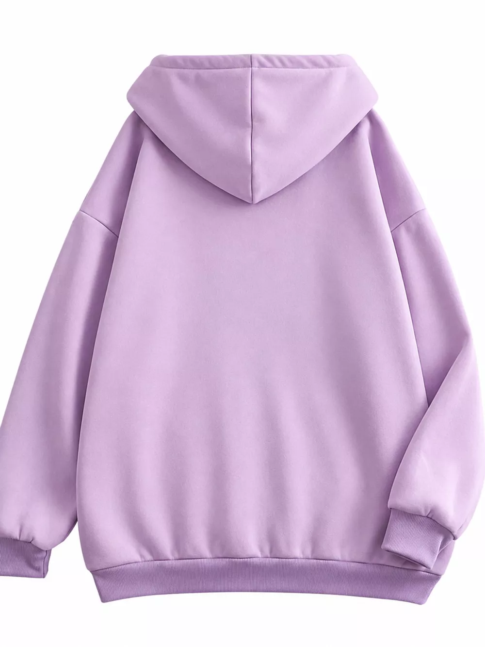 Full Size Oversized Solid Zip-Up Hoodie with Drawstring Plus Size, image 28
