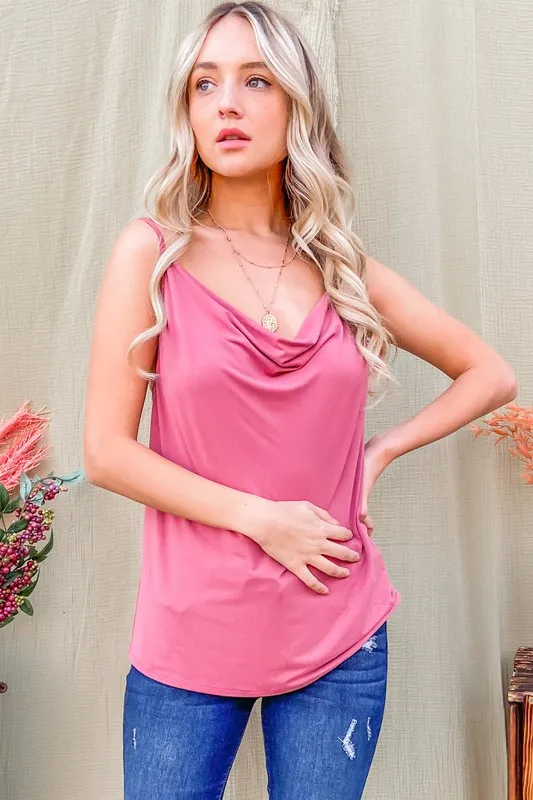 Cowl Neck Cami
