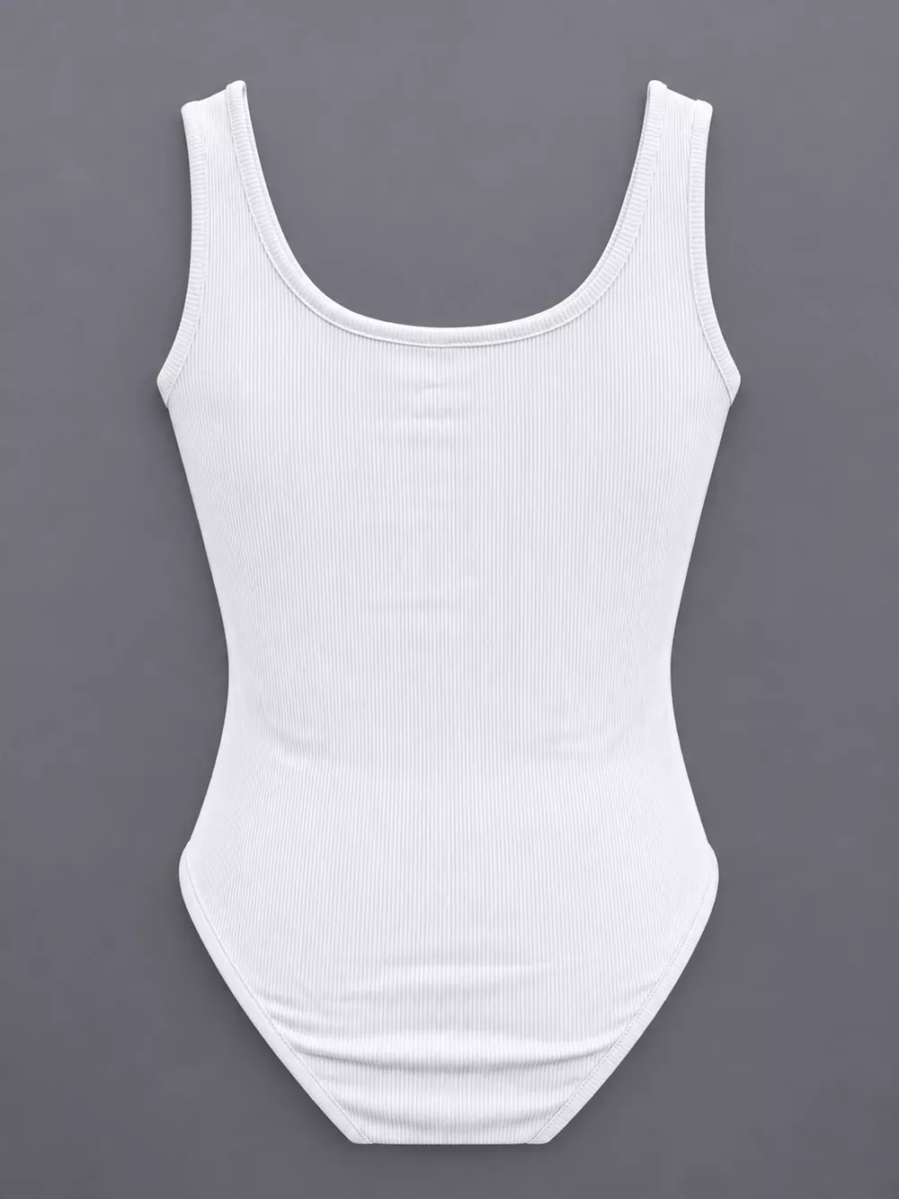 Full Size Ribbed Knit Sleeveless Scoop Neck Bodysuit Plus Size, image 10