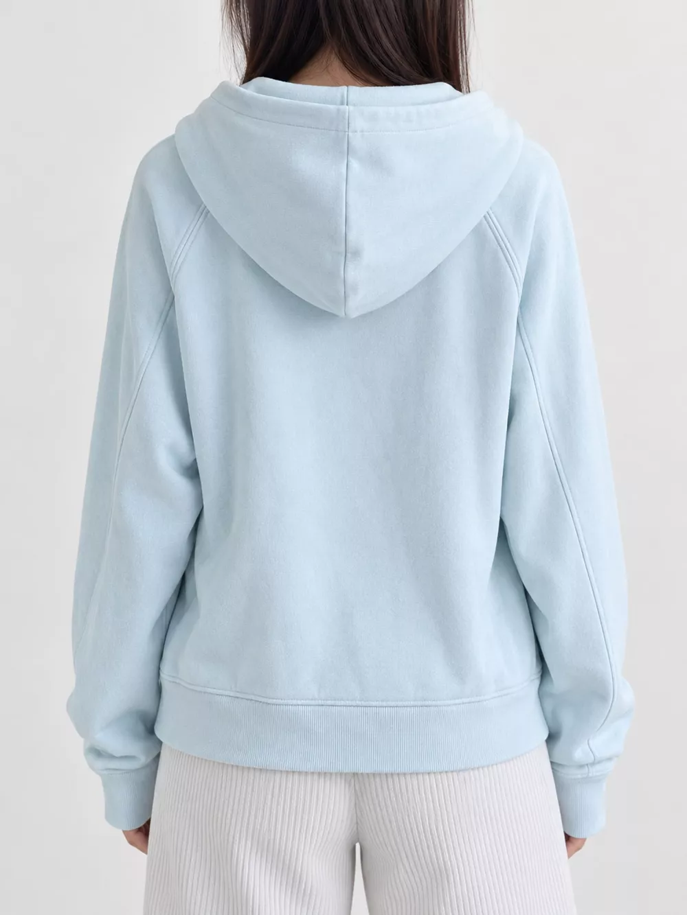 Zip Up Raglan Sleeve Hoodie, image 9