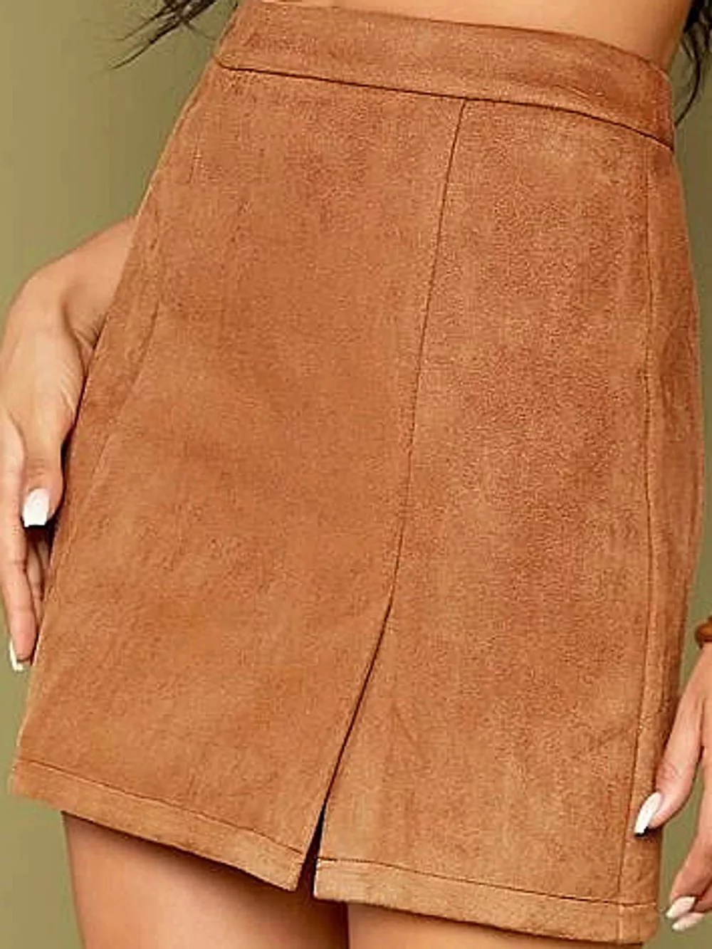 High-Waisted Slit Skirt, image 17
