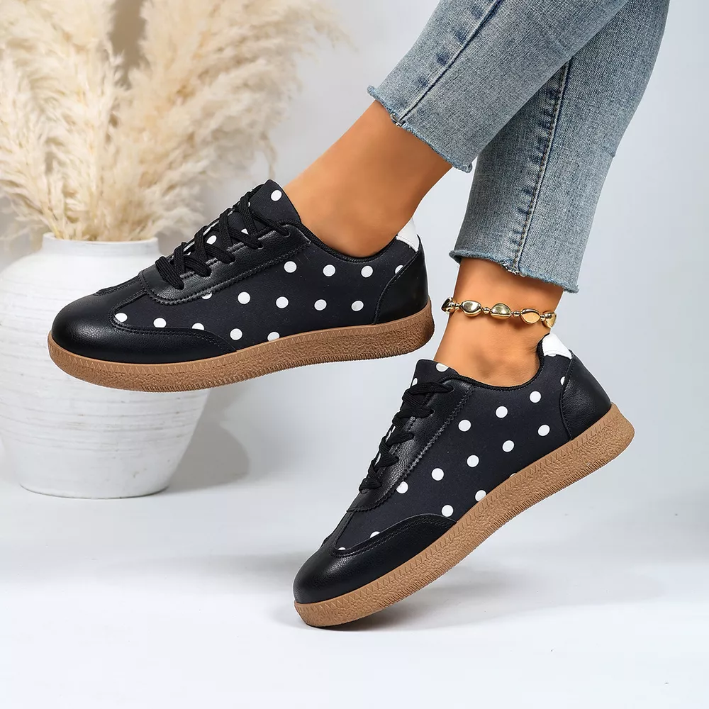 Polka Dot Casual Sneakers, image 4