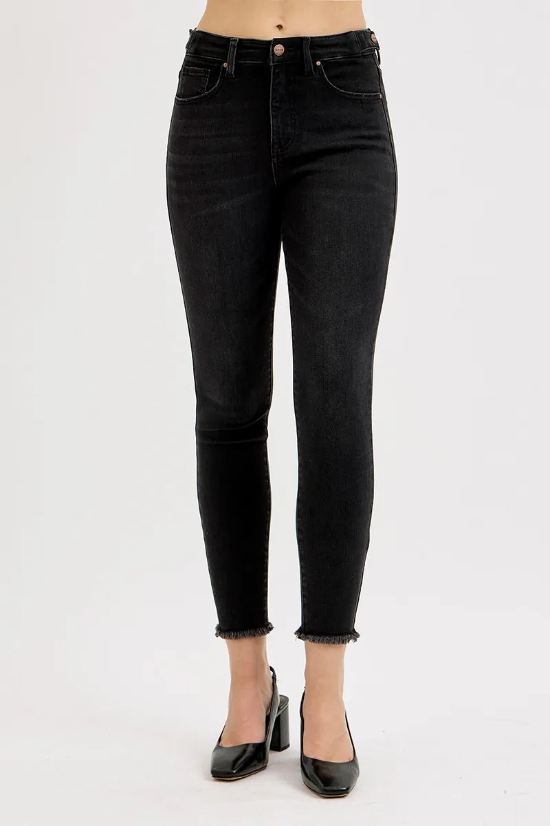 Full Size Tummy Control High Rise Adjustable Waist Skinny Jeans Plus Size, image 2