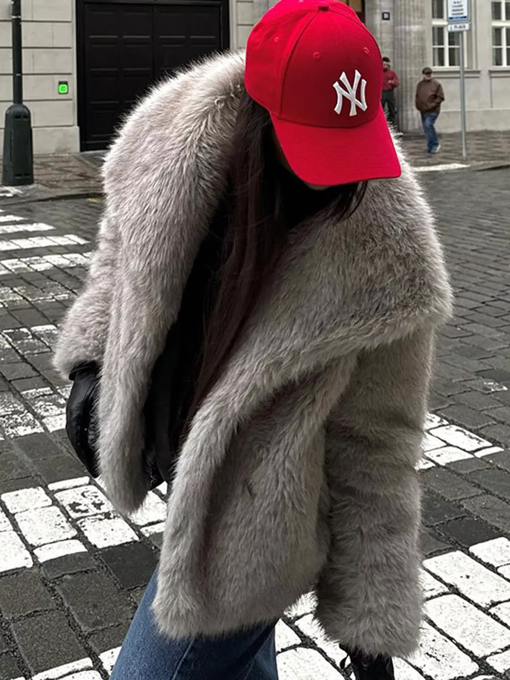 Fox Fur Collar Winter Outerwear, image 7