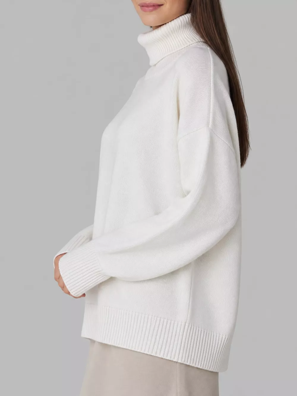 Turtleneck Dropped Shoulder Sweater, image 10