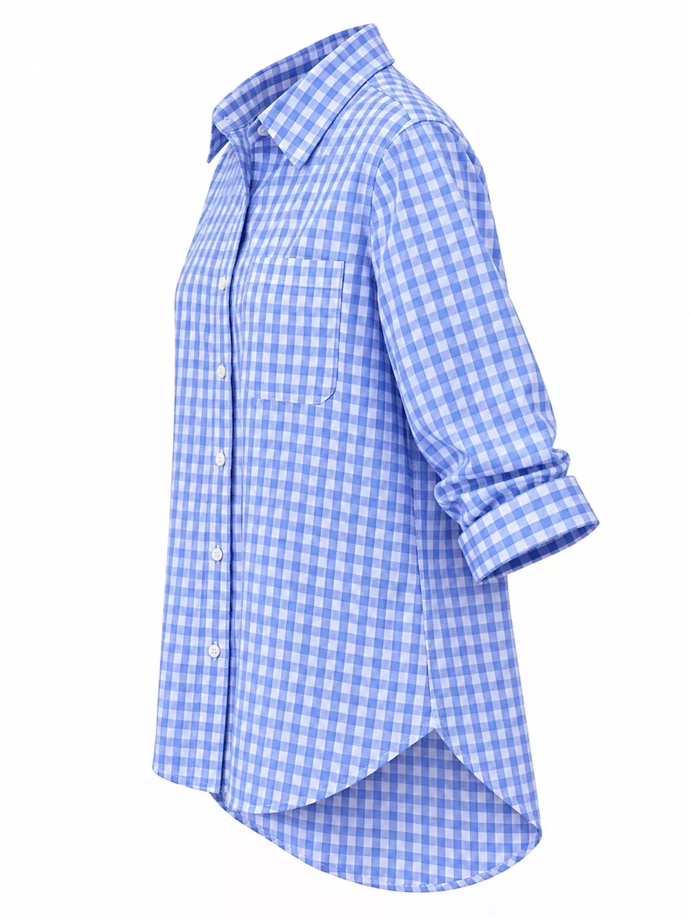 Plus Size Plaid Button-Down Long Sleeve Shirt, image 9