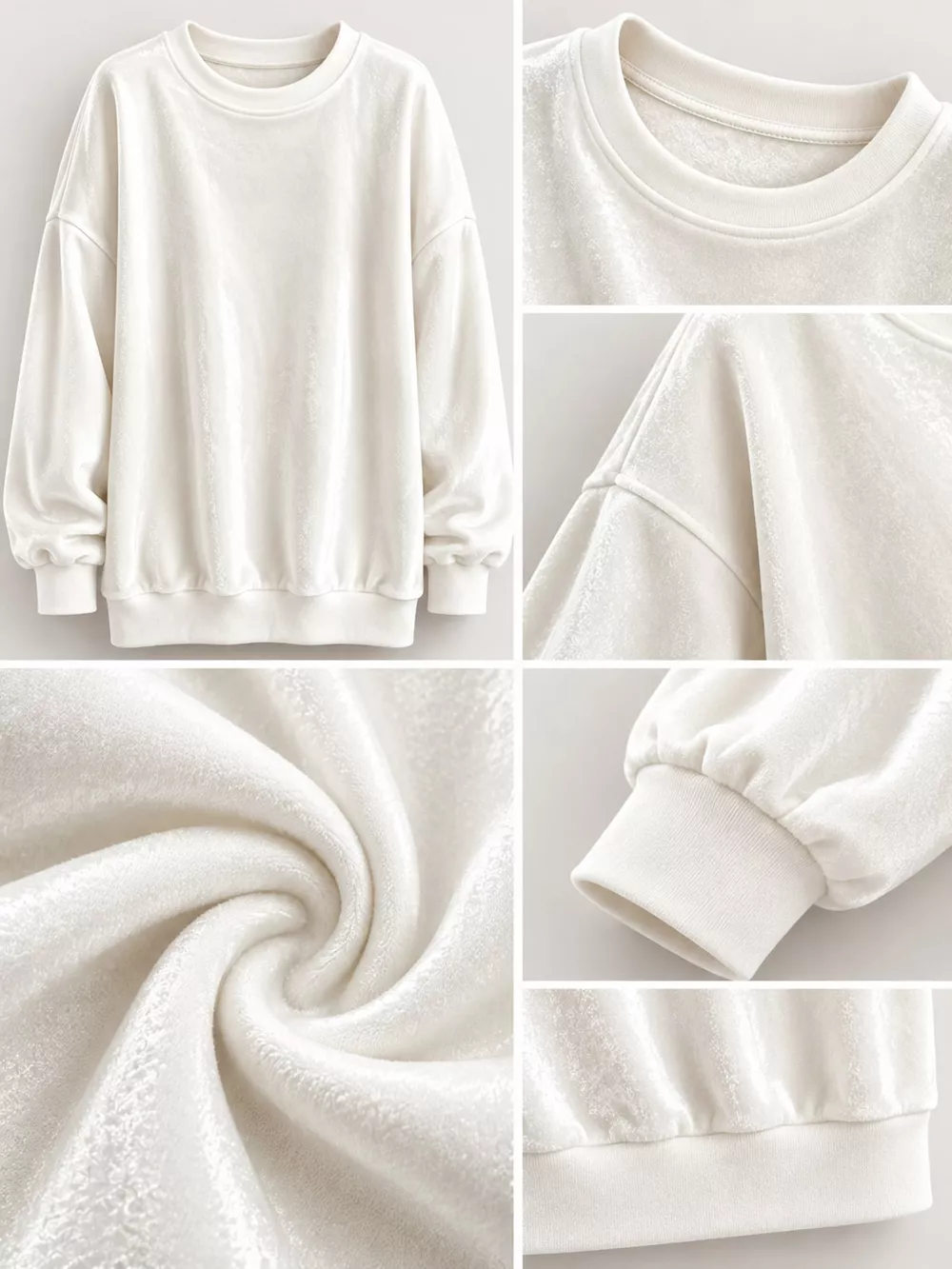 Full Size Crew Neck Drop Shoulder Sweatshirt Plus Size, image 3