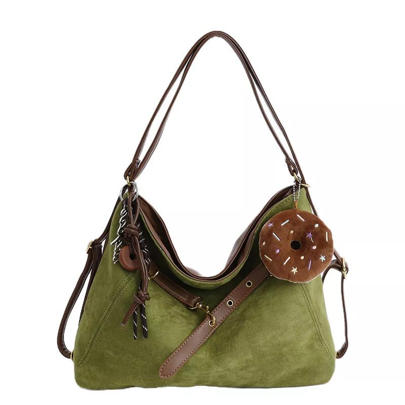 Adjustable Strap Handbag with Charm, image 7