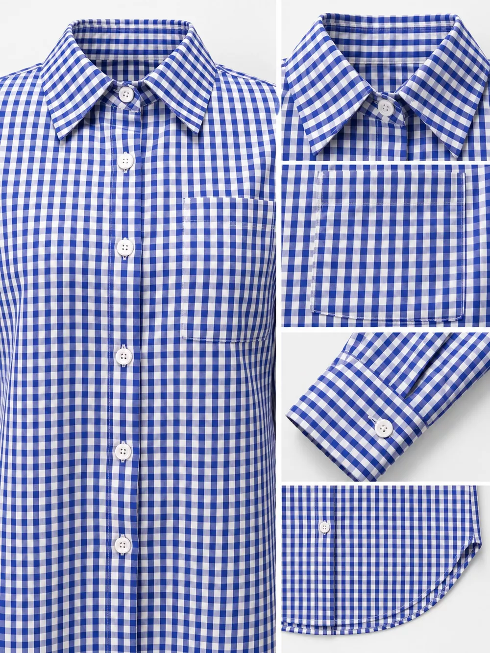 Plus Size Plaid Button-Down Long Sleeve Shirt, image 51