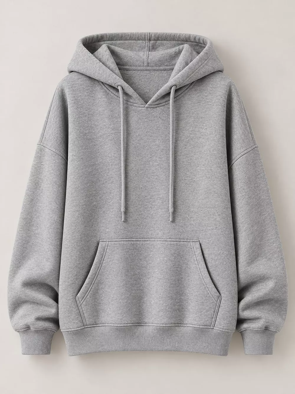 Drawstring Dropped Shoulder Hoodie, image 12