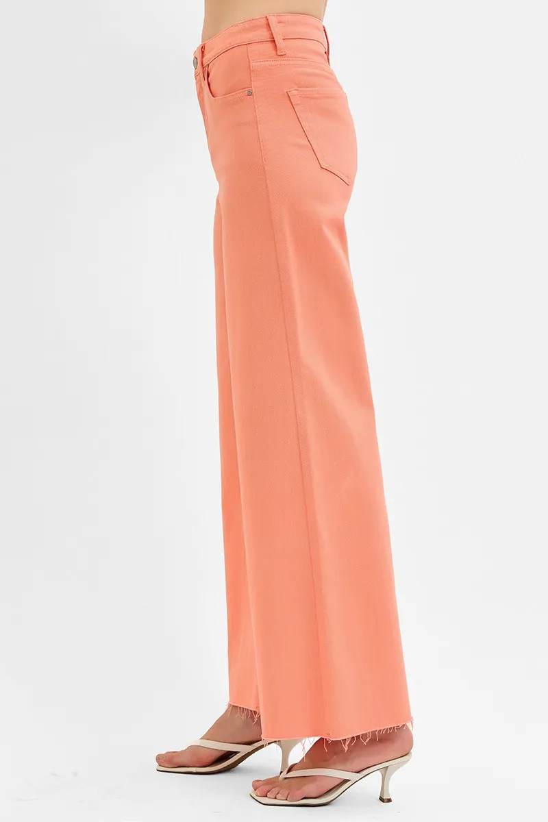 Full Size Tummy Control High Rise Wide Leg Palazzo Jeans Plus Size, image 5