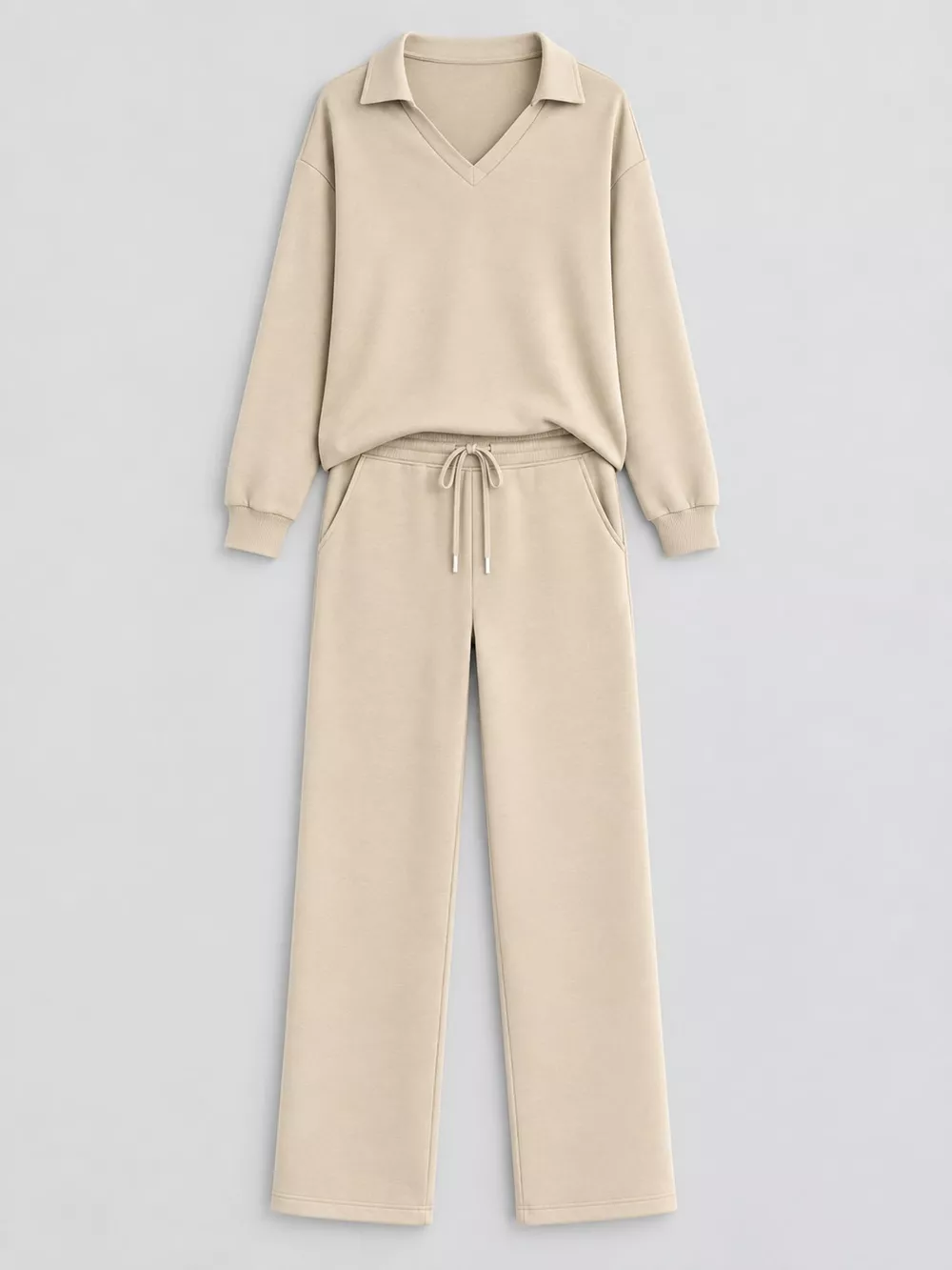 Dropped Shoulder Top and Pants Set, image 51