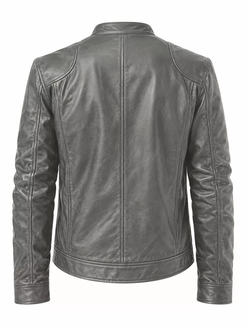 Men's Full Size Faux Leather Zip Up Jacket Plus Size, image 88