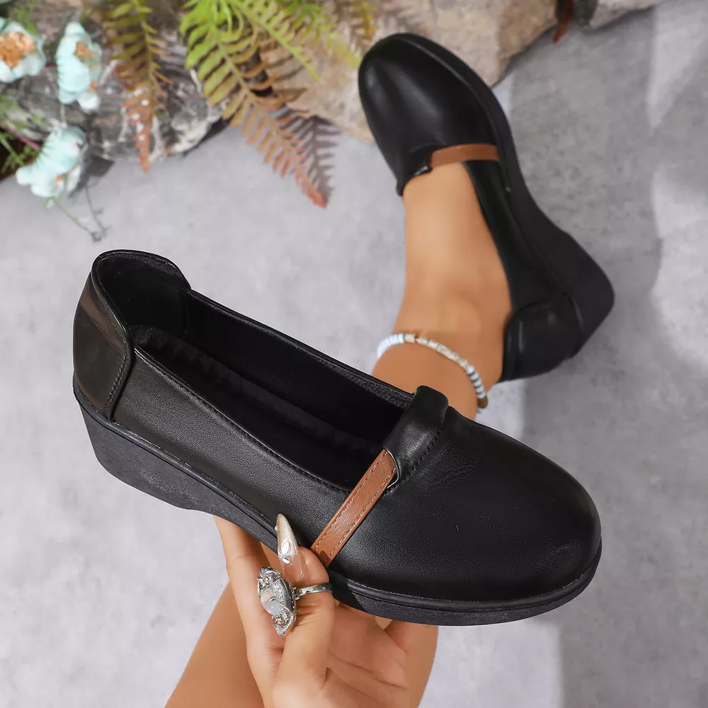 Comfortable Slip-Ons with Wedge Heel, image 6