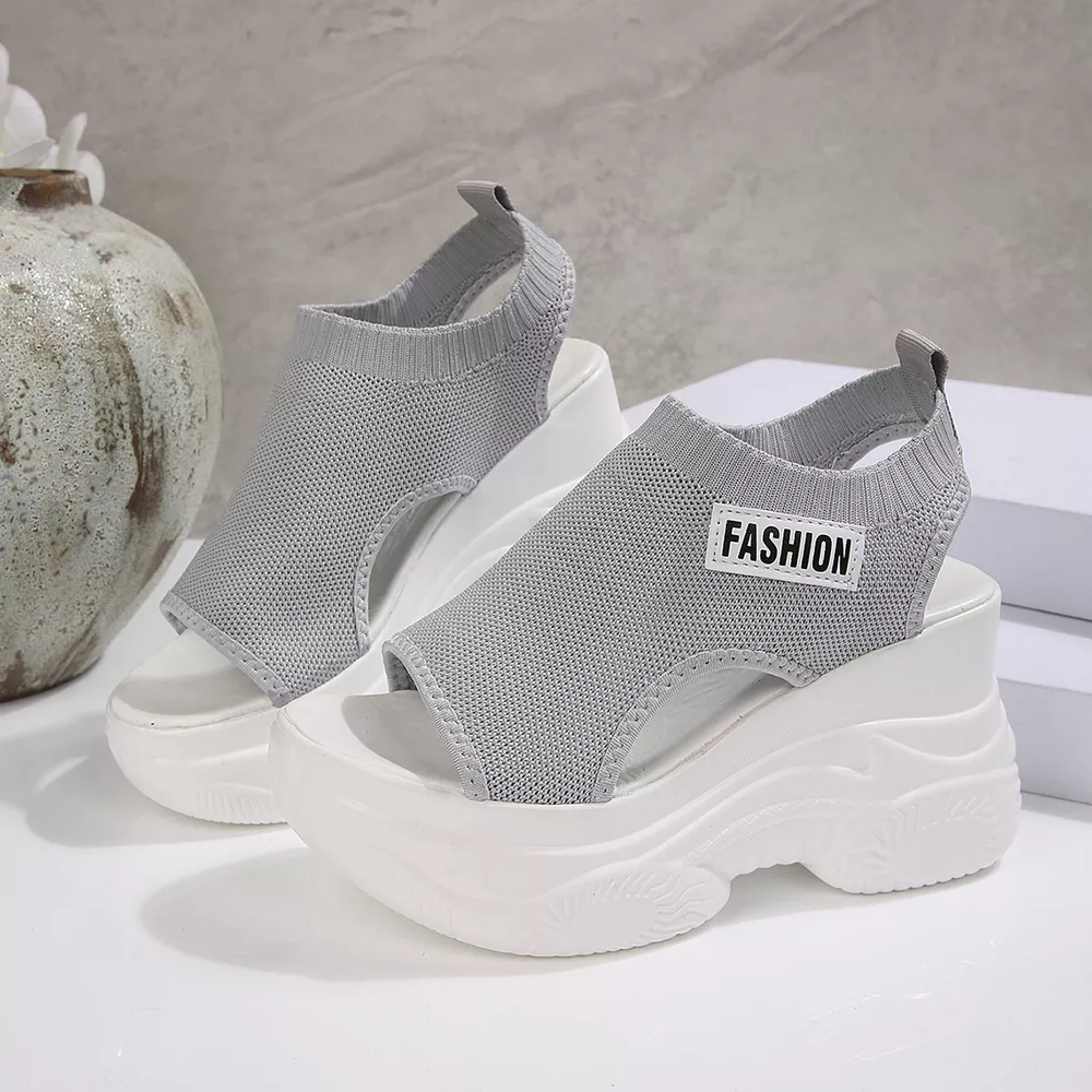 Open Toe Platform Wedge Sandals, image 3