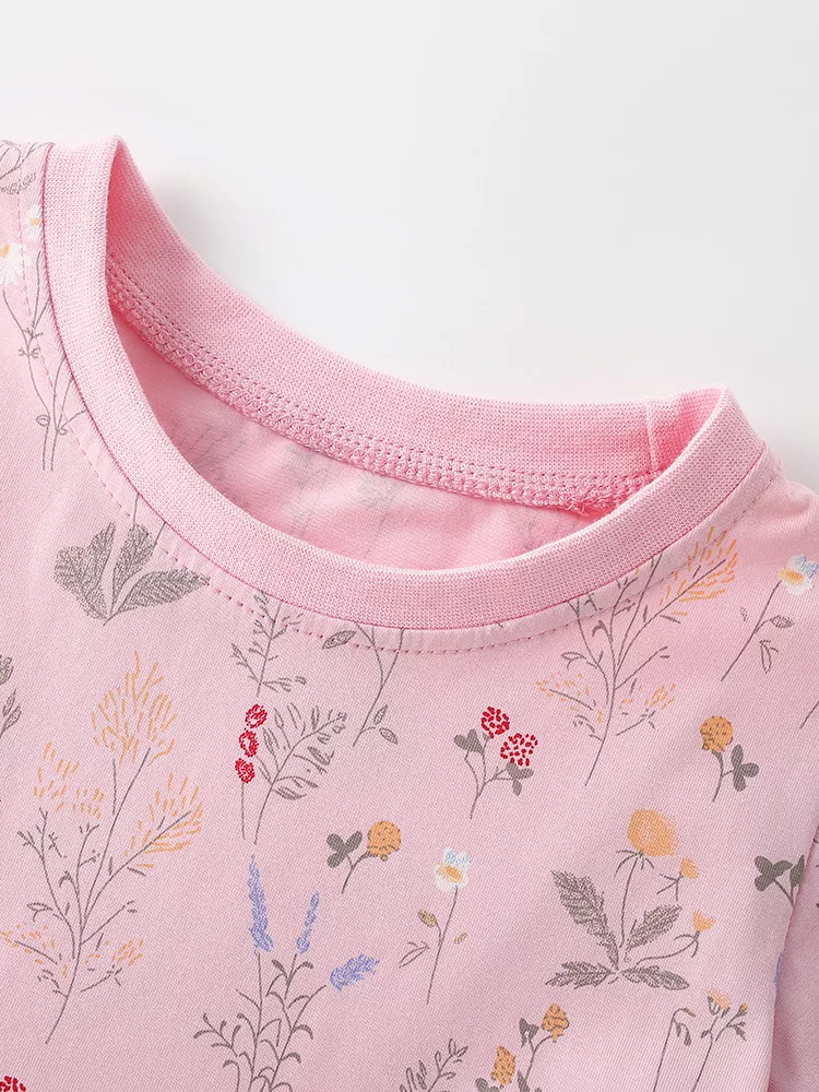 Children's Floral Print A-Line Dress, image 3