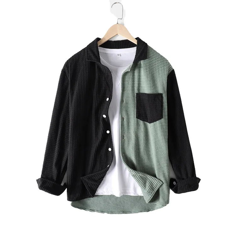 Men's Full Size Plaid Button Up Long Sleeve Shirt Plus Size, image 3