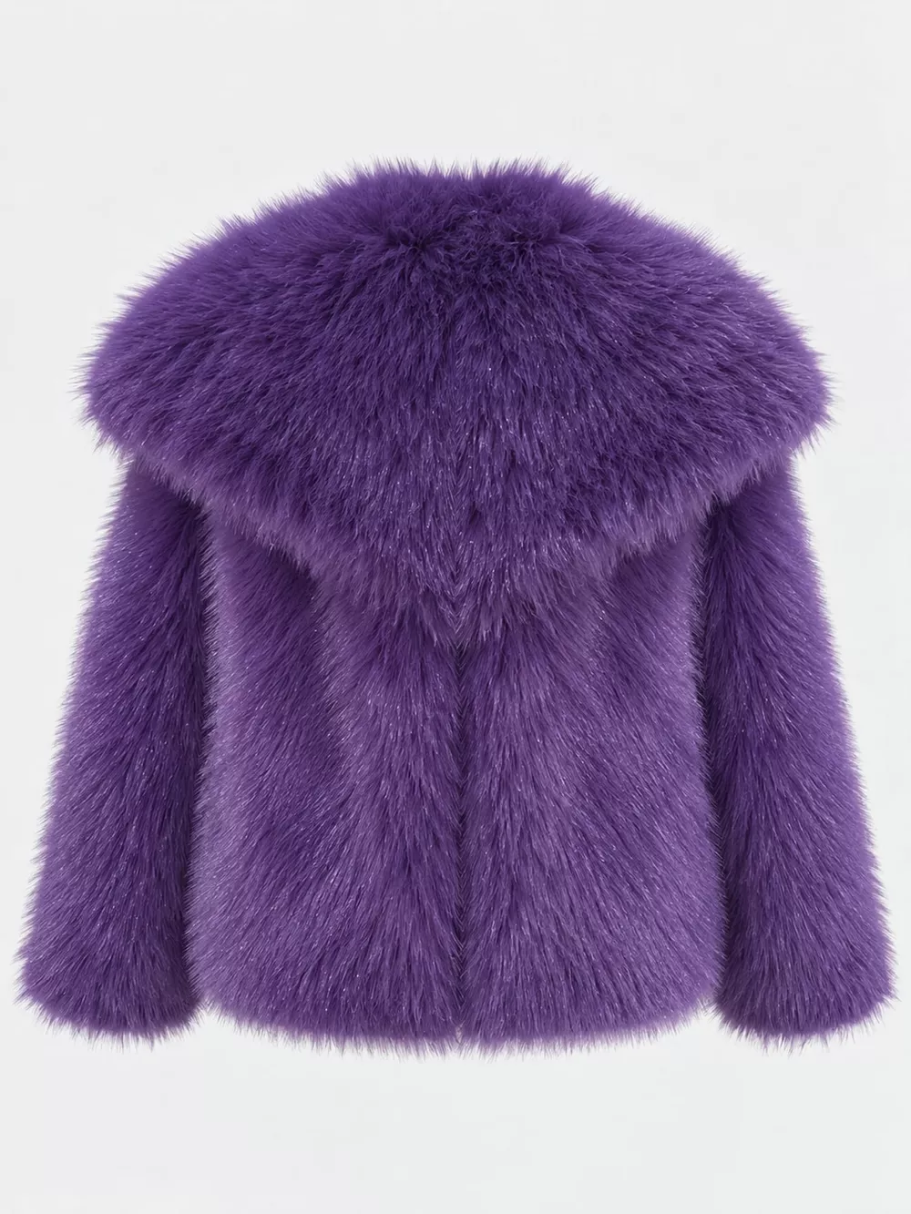 Fox Fur Collar Winter Outerwear, image 41